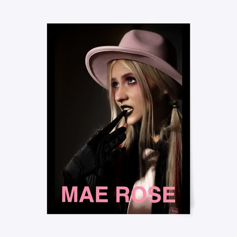 Mae Rose - Over You ( Pink hat -Poster )