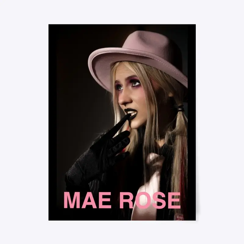 Mae Rose - Over You ( Pink hat -Poster )